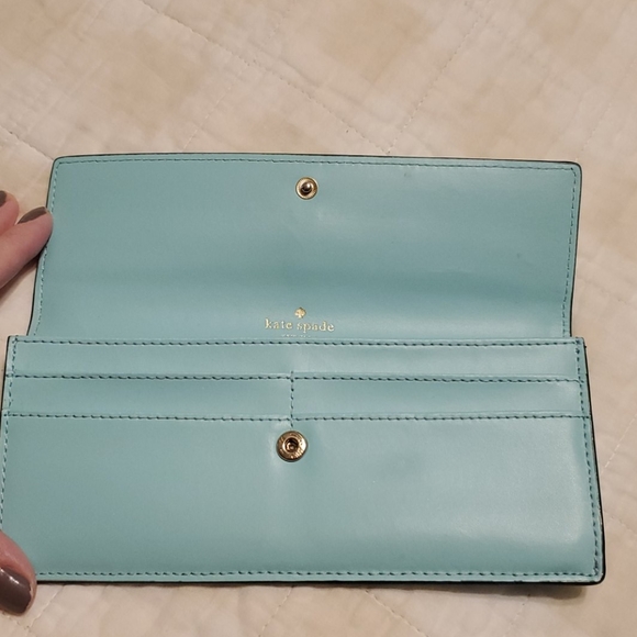 Kate Spate aqua wallet - Picture 4 of 4